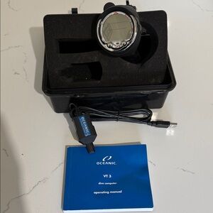 Oceanic VT3 Dive Computer with Charger - Black